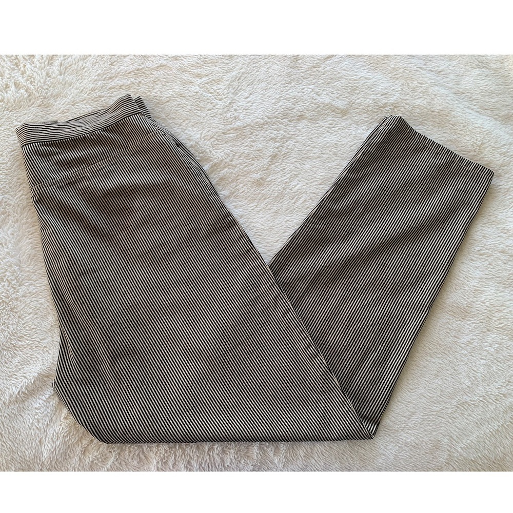 womens Liz Claiborne pinstripe, smooth-front pants